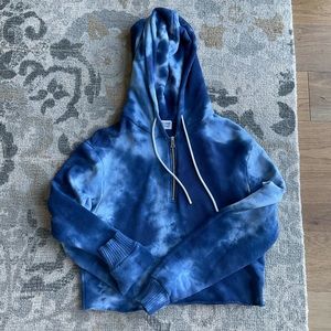 Cotton Citizen x Soulcycle Tie Dye Cropped Hoodie